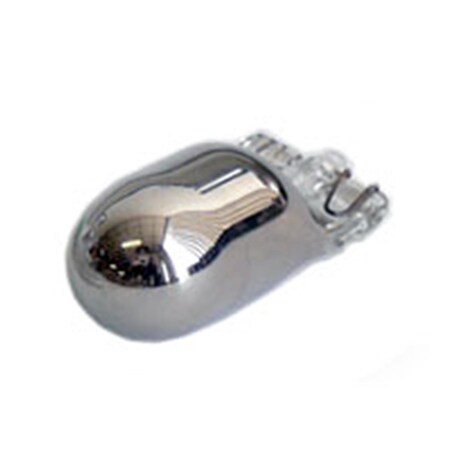 Gp-Thunder Universal Fitment Chrome Mini Waffle Mount Bulbs - White GP-194-CW